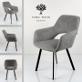 Krzesło DELUXE KR-164 Tkanina STRONG 14 Noga Metalowa
